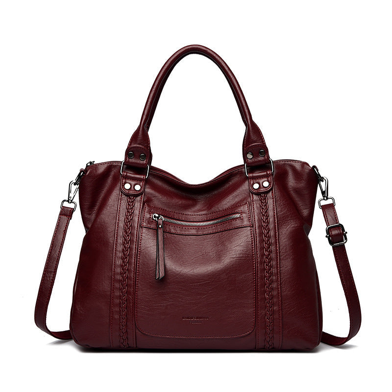 Women's Vintage Genuine Leather Crossbody Shoulder Bag | Soft Cowhide Purse