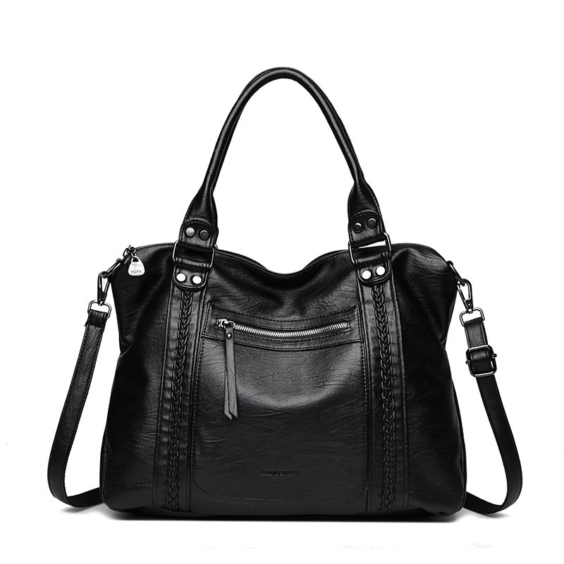 Women's Vintage Genuine Leather Crossbody Shoulder Bag | Soft Cowhide Purse