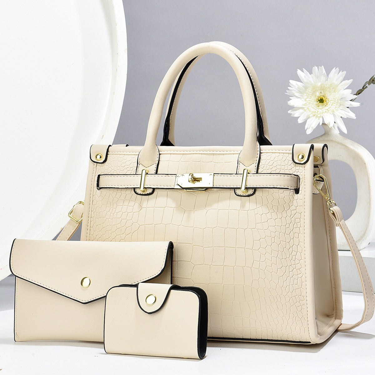 Women's Large-Capacity PU Leather Tote Bag & Handbag | Urban Minimalist Shoulder Bag