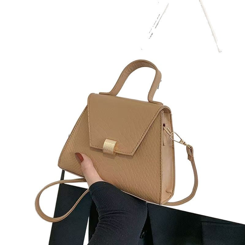 Women's PU Leather Crossbody Shoulder Bag – Casual Square Handbag with Adjustable Strap