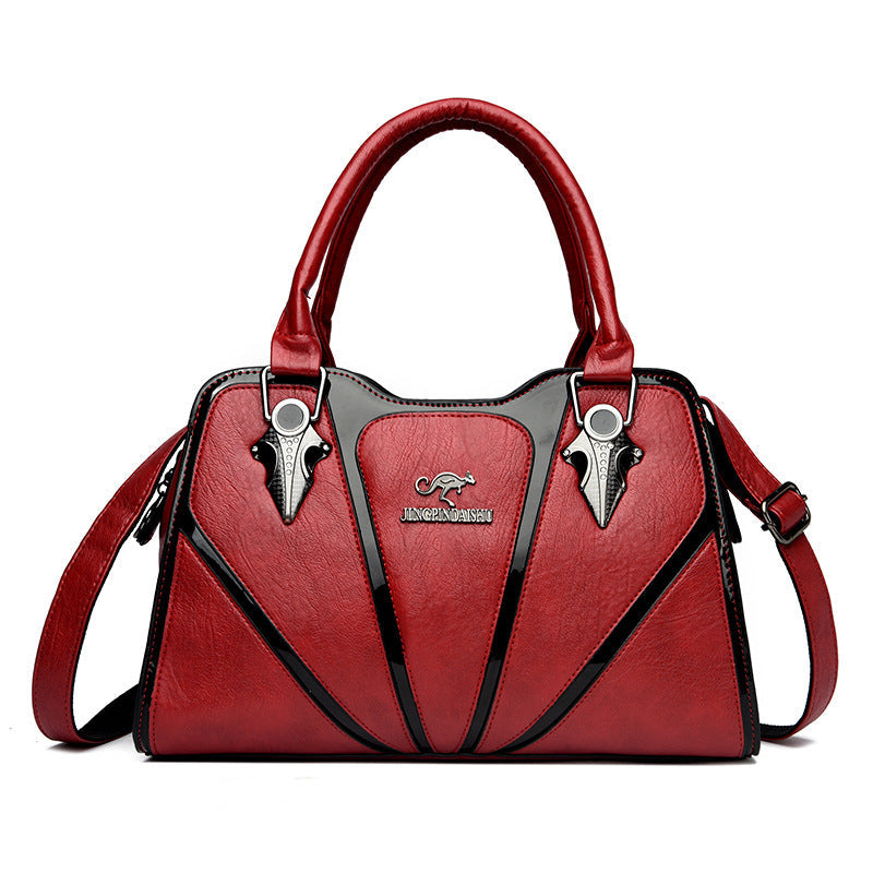 Women's Retro Shoulder Handbag | European & American Style PU Leather Bag