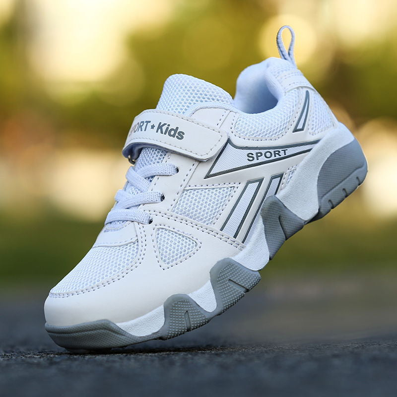 Kids Boys Sports Running Shoes – Breathable Mesh Sneakers with Velcro Strap | Sizes EU 28–40