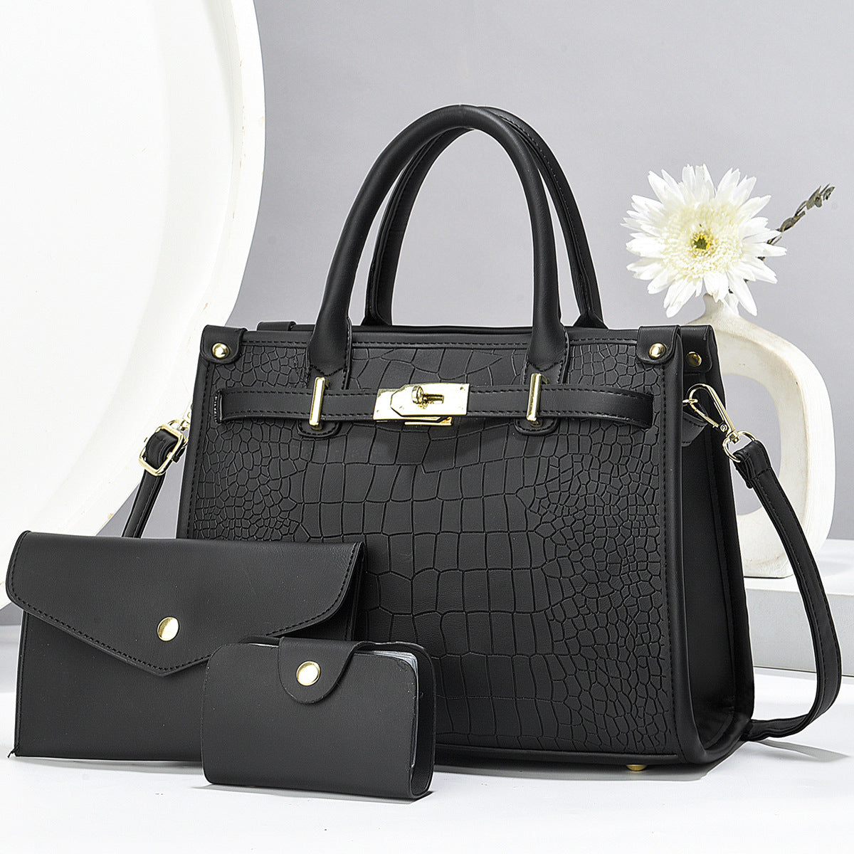Women's Large-Capacity PU Leather Tote Bag & Handbag | Urban Minimalist Shoulder Bag