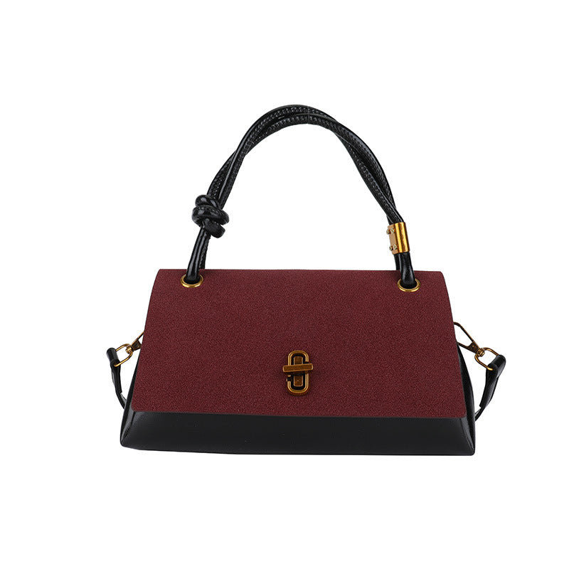 Vintage PU Leather Tote Bag