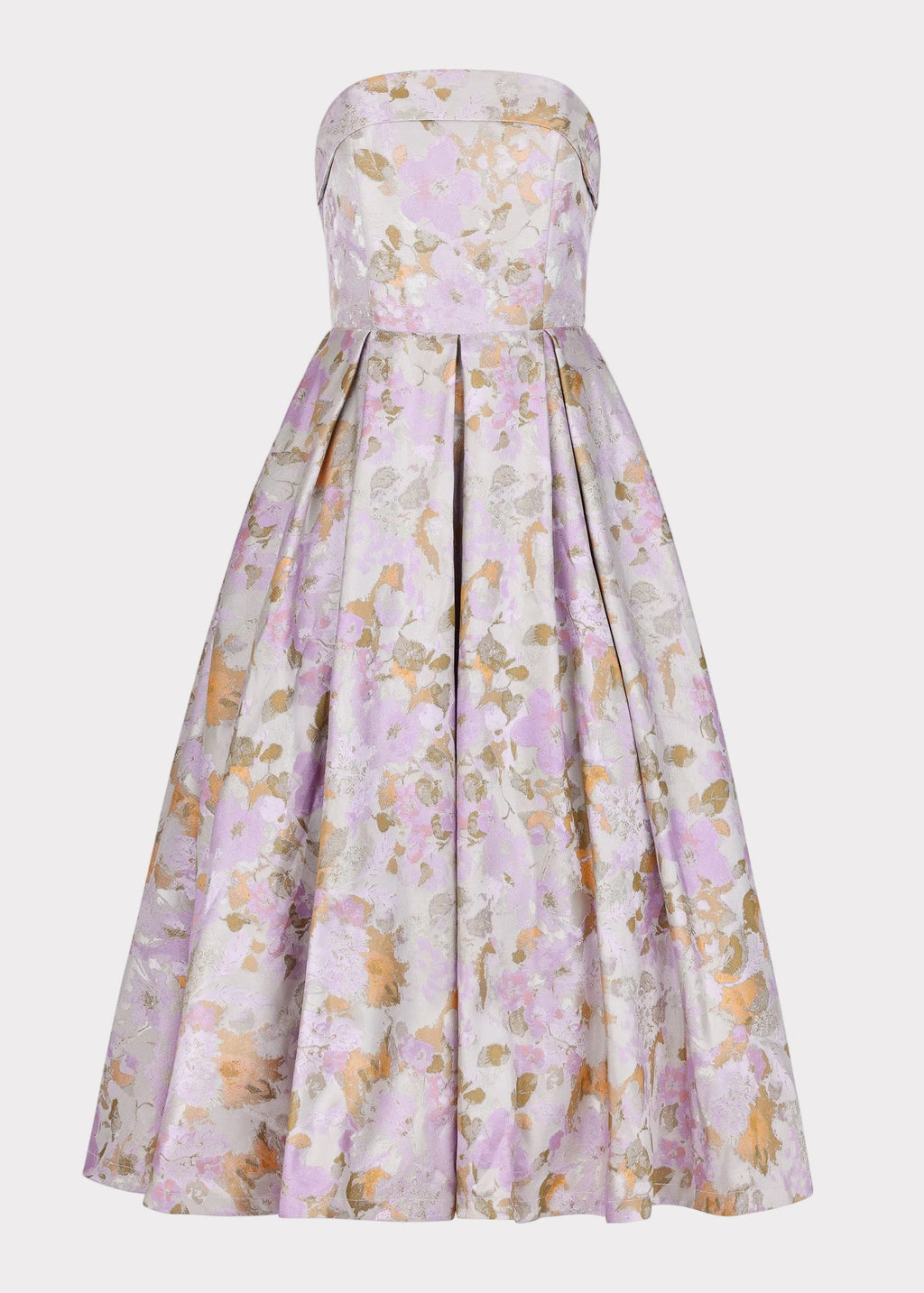 Anastelle Jacquard Midi Dress – Lilac