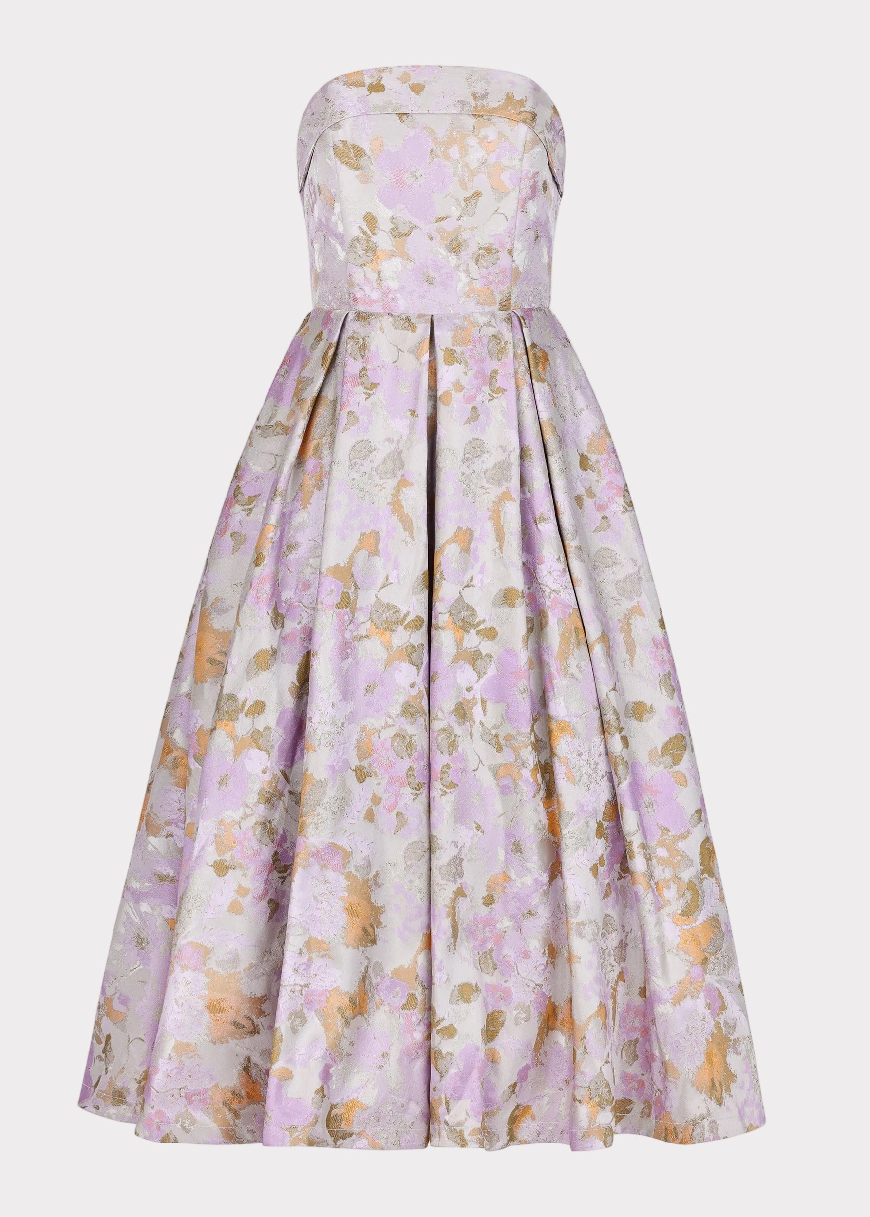Anastelle Jacquard Midi Dress – Lilac