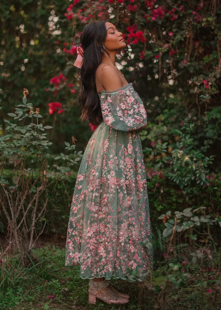 Blushing Meadow Dress – Rosemary