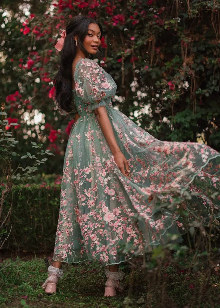 Blushing Meadow Dress – Rosemary