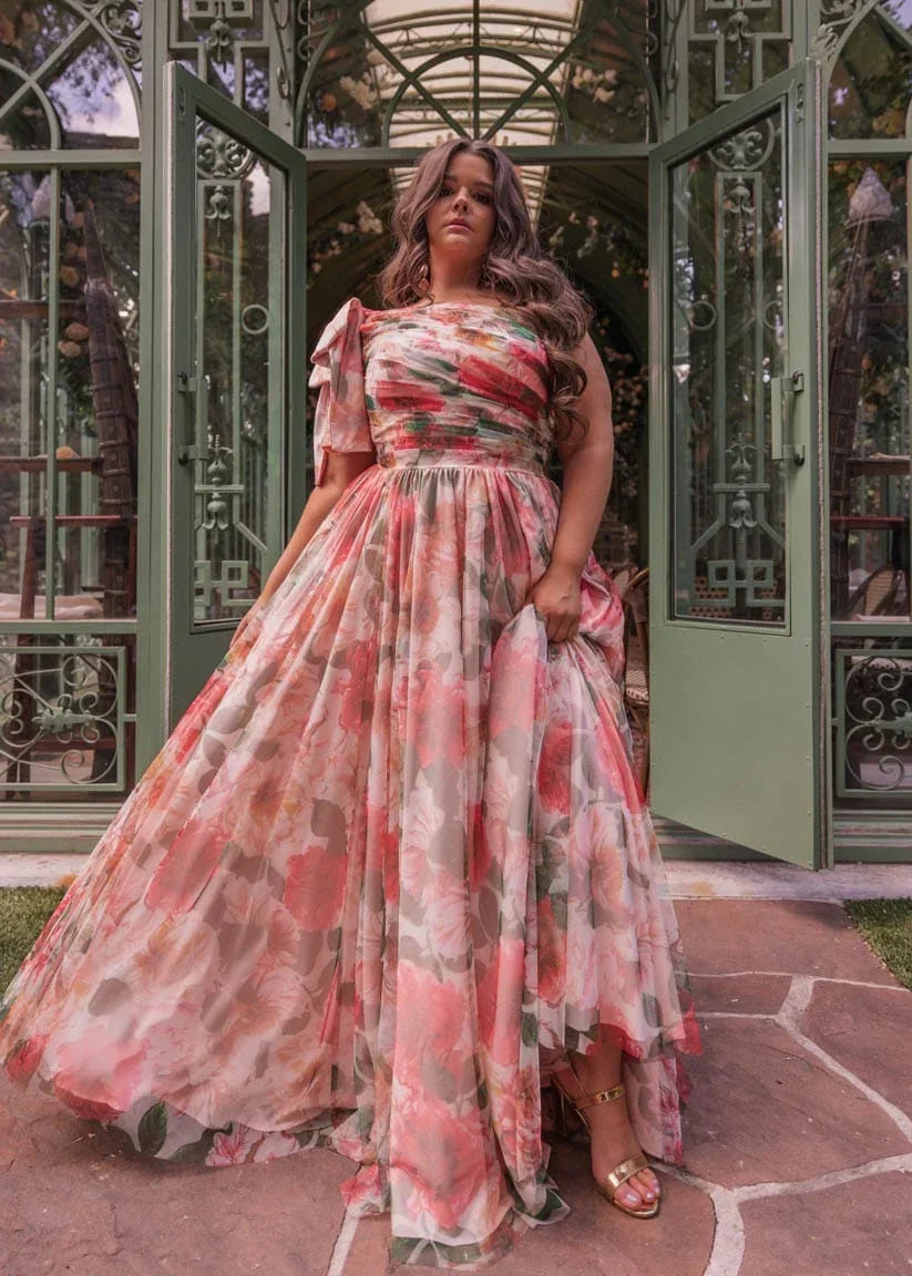 Charlotte Dress – Blended Sunset