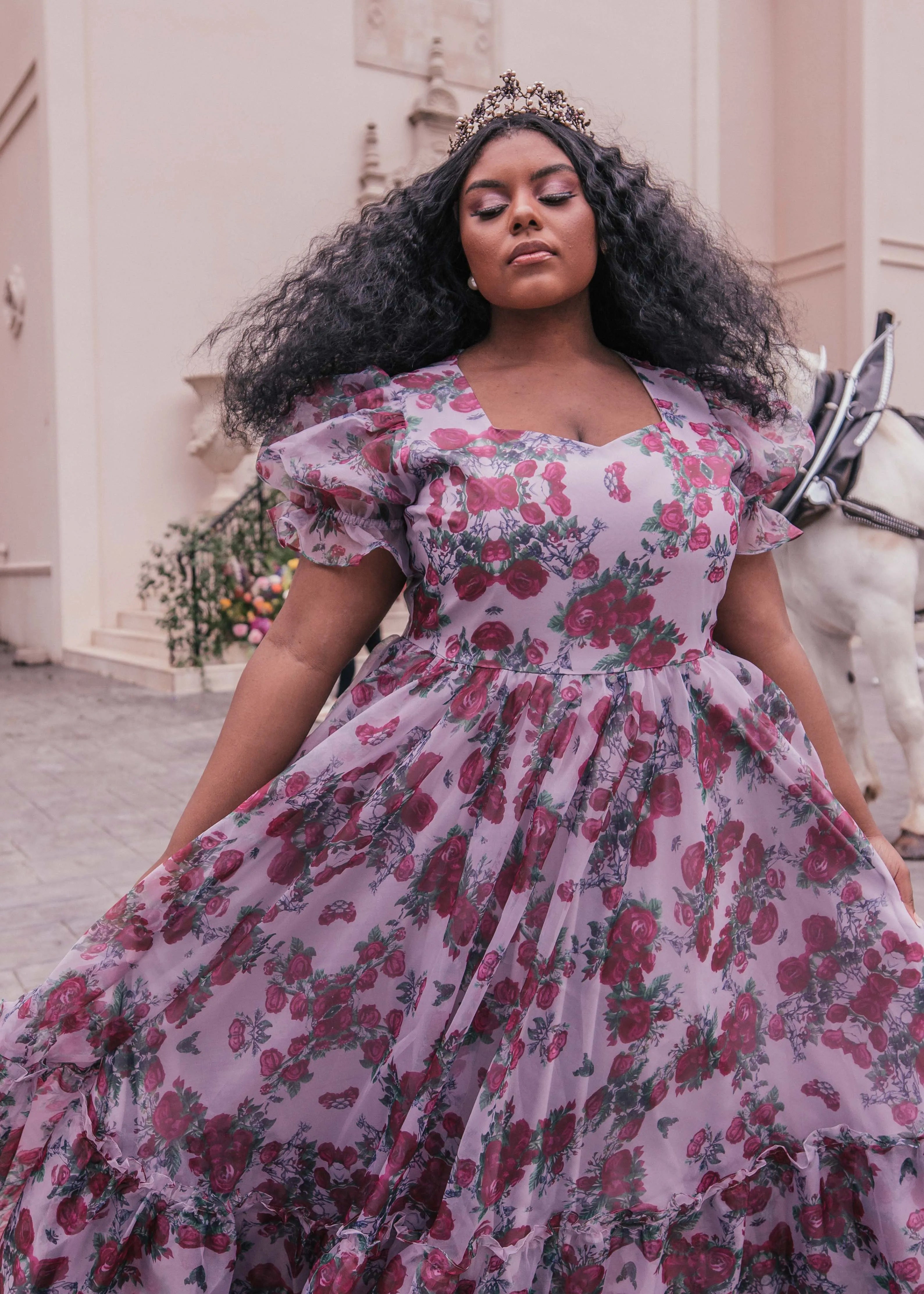 Cordelia Dress – Lavender Rose