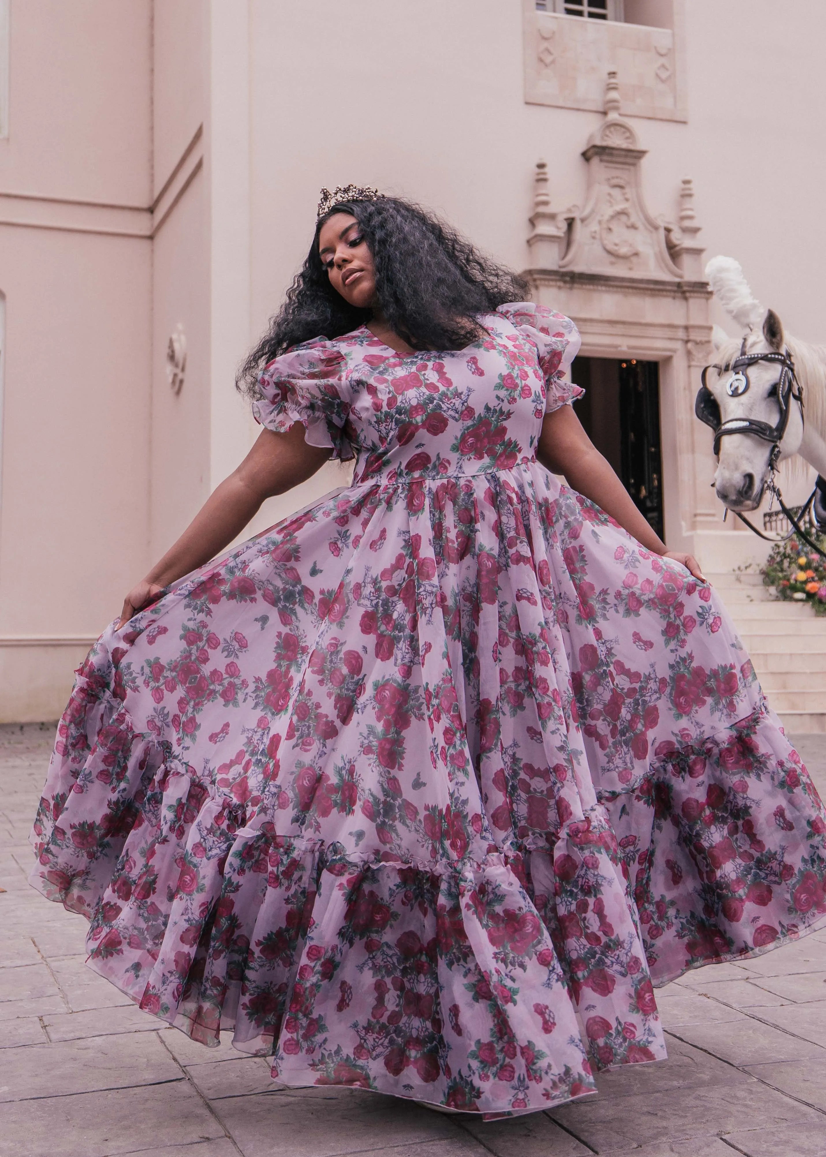 Cordelia Dress – Lavender Rose
