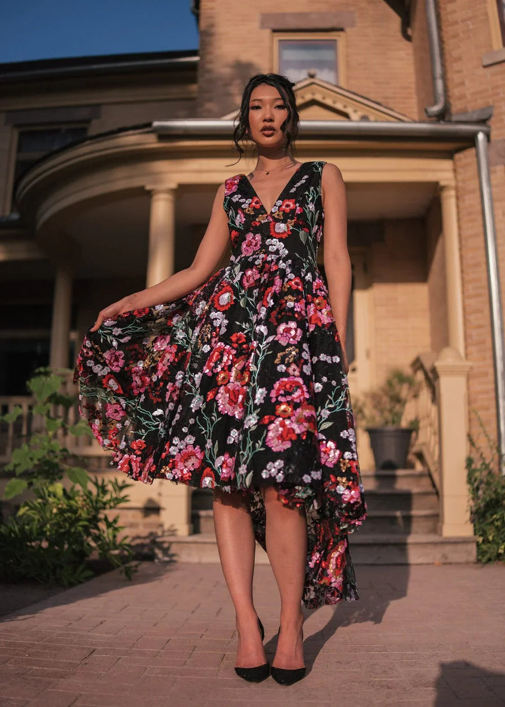 Ebony Rose Dress – Black