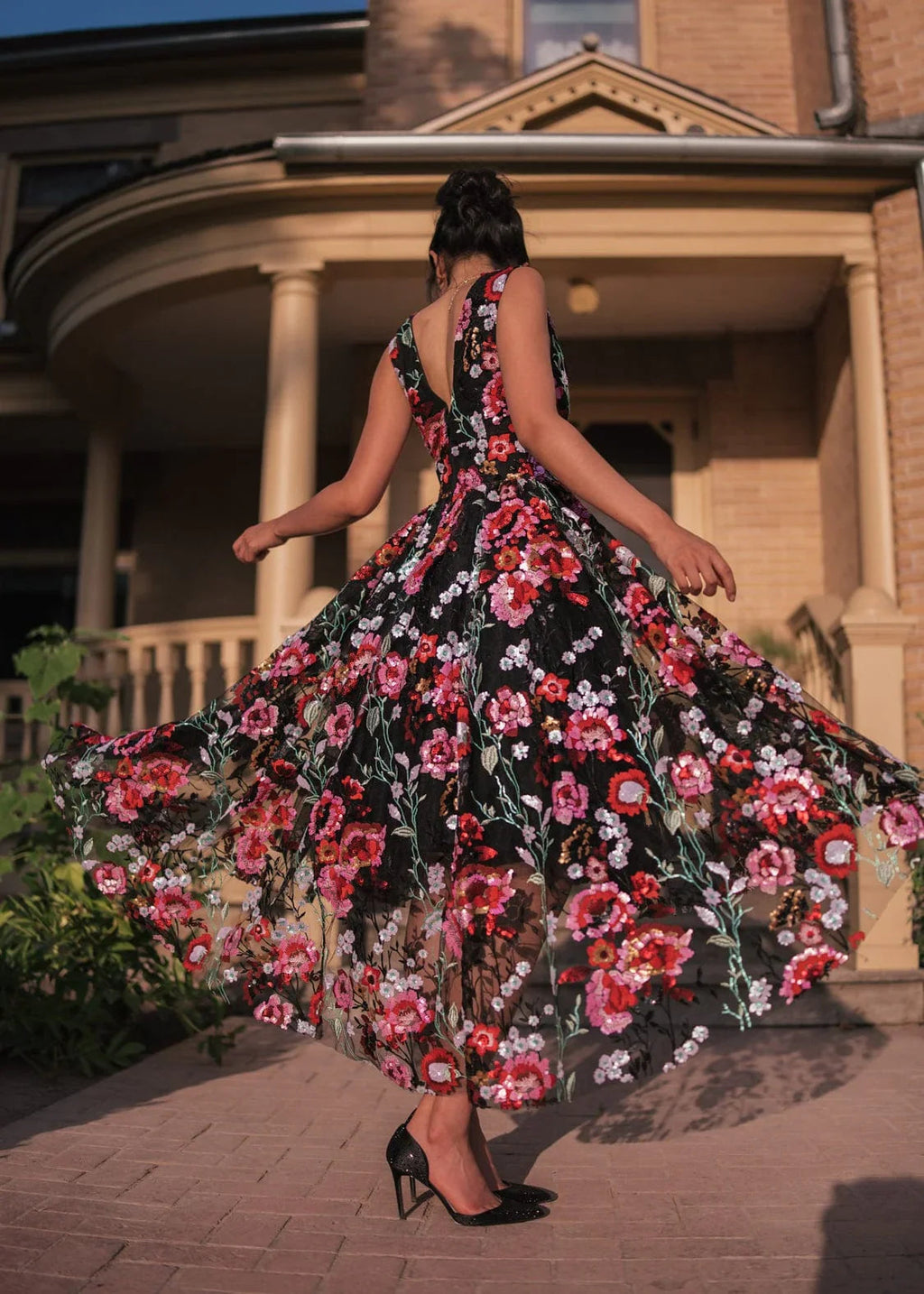 Ebony Rose Dress – Black