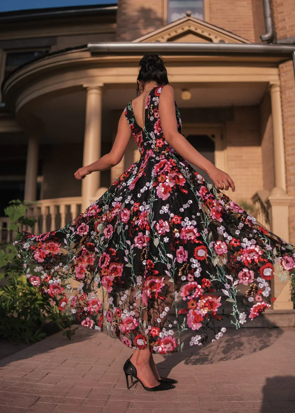Ebony Rose Dress – Black