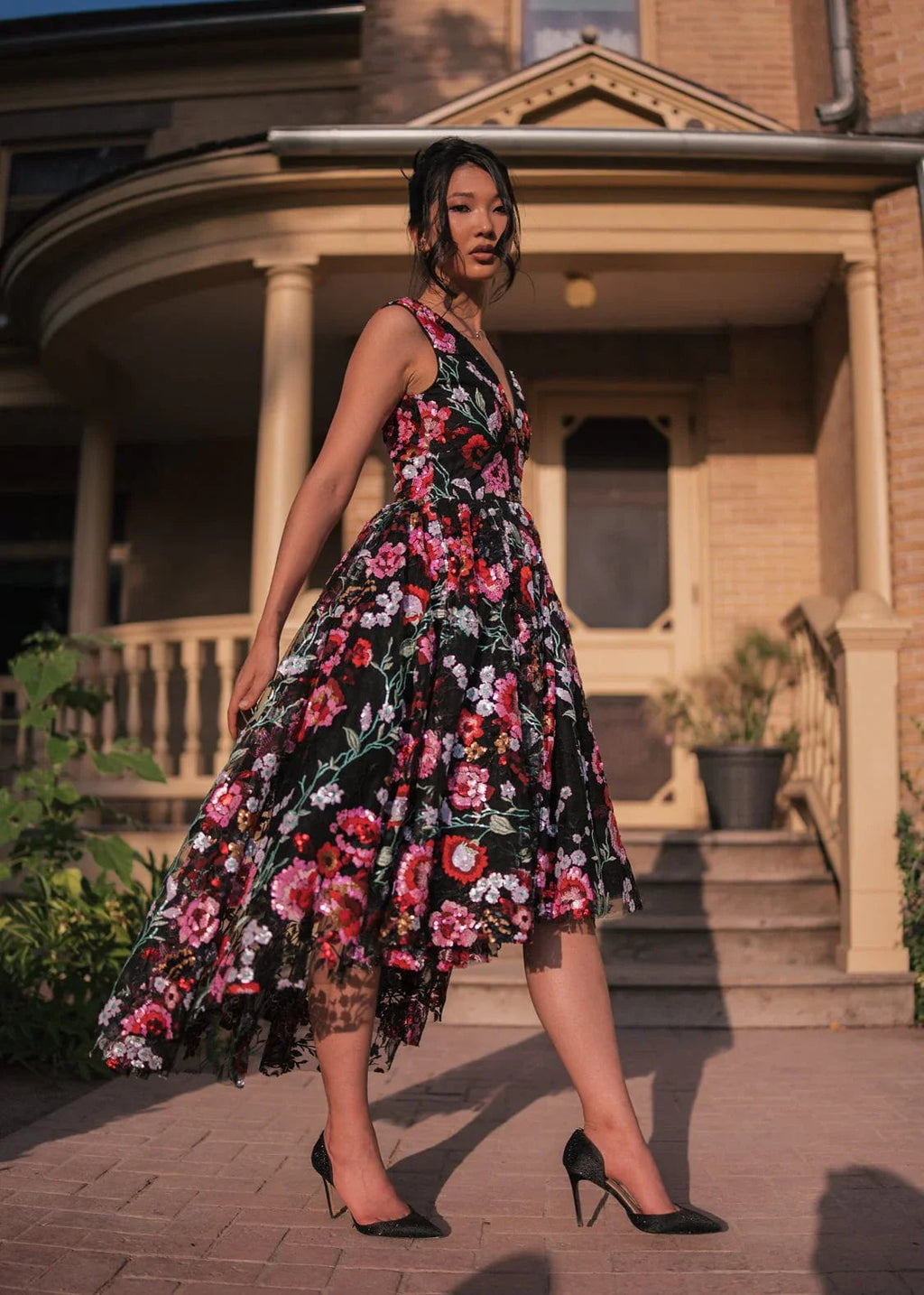 Ebony Rose Dress – Black