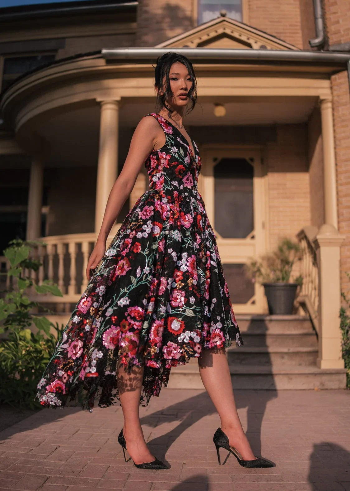 Ebony Rose Dress – Black