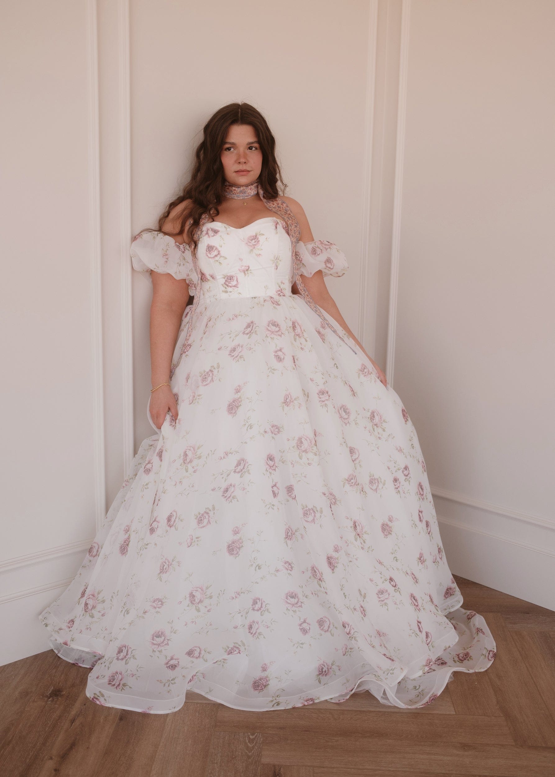 Evangeline Gown – White