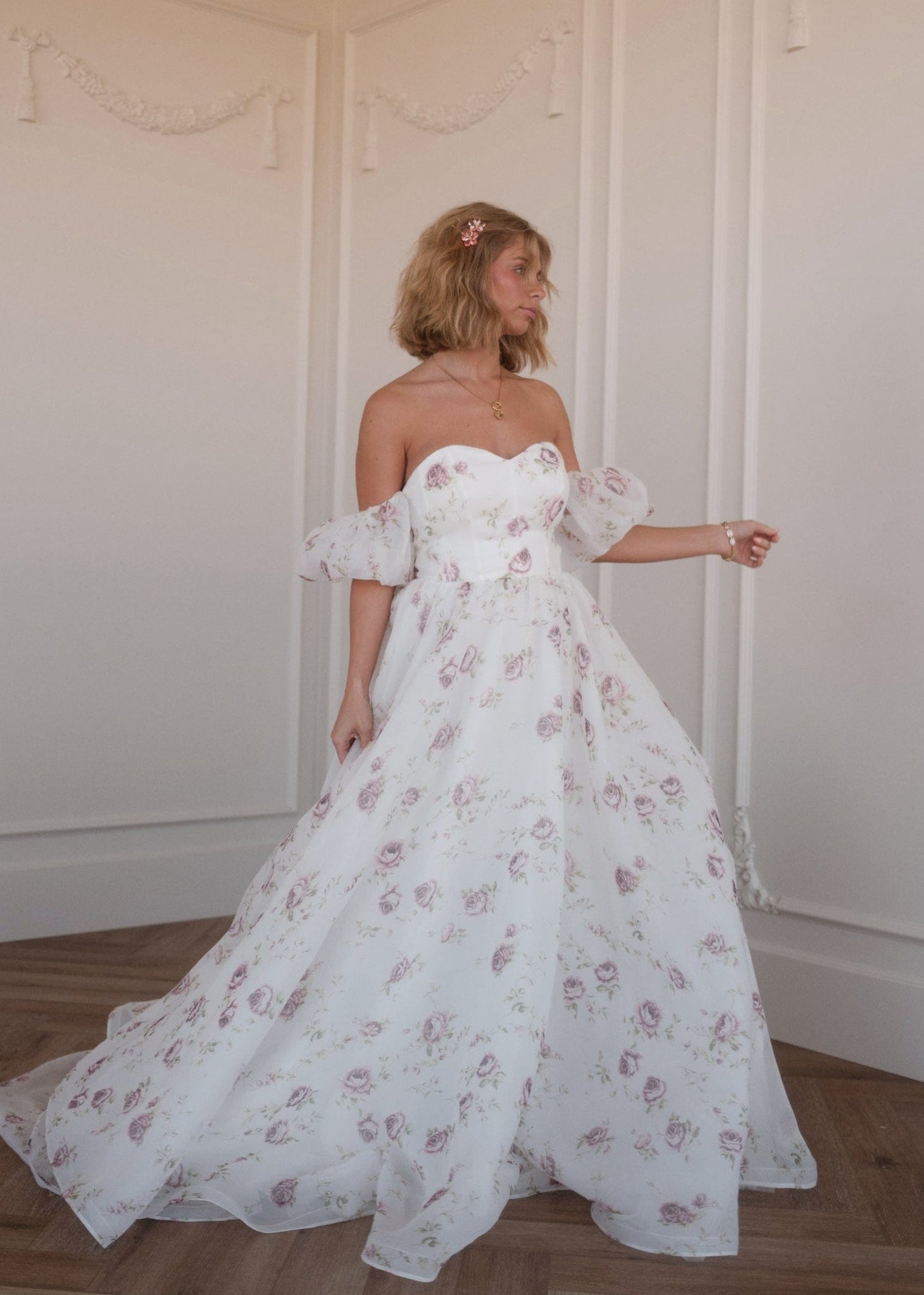 Evangeline Gown – White
