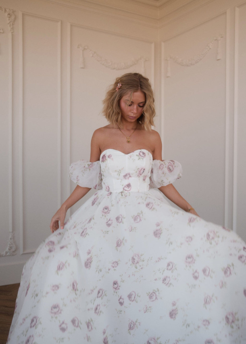 Evangeline Gown – White