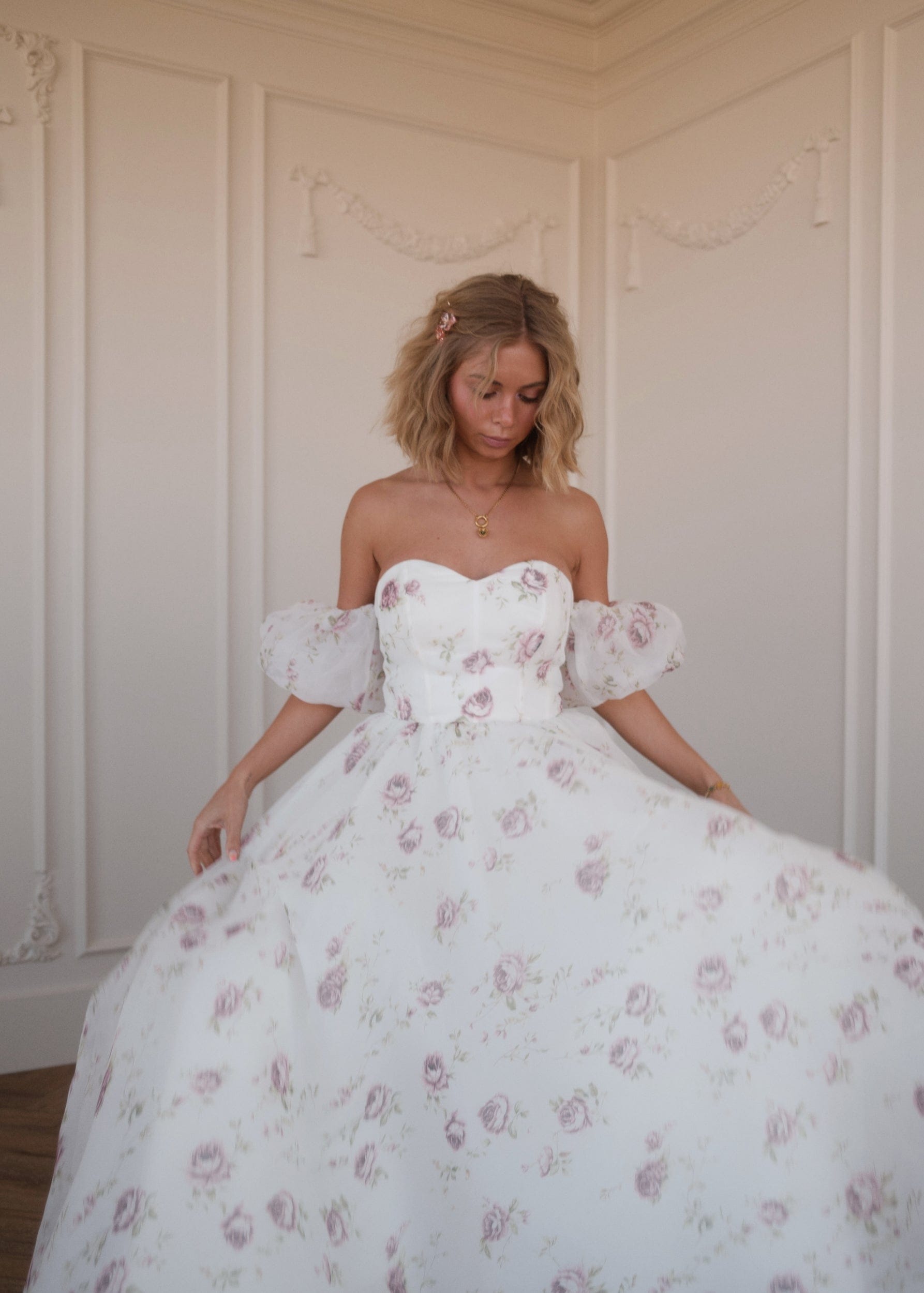Evangeline Gown – White