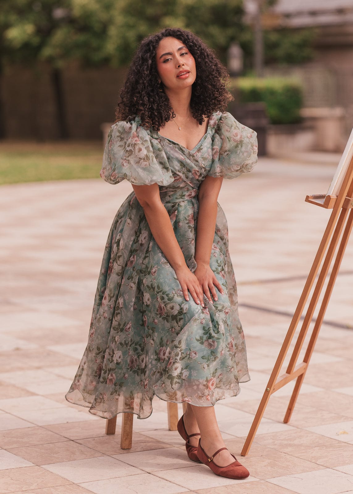 Gabriella Dress – Soft Teal