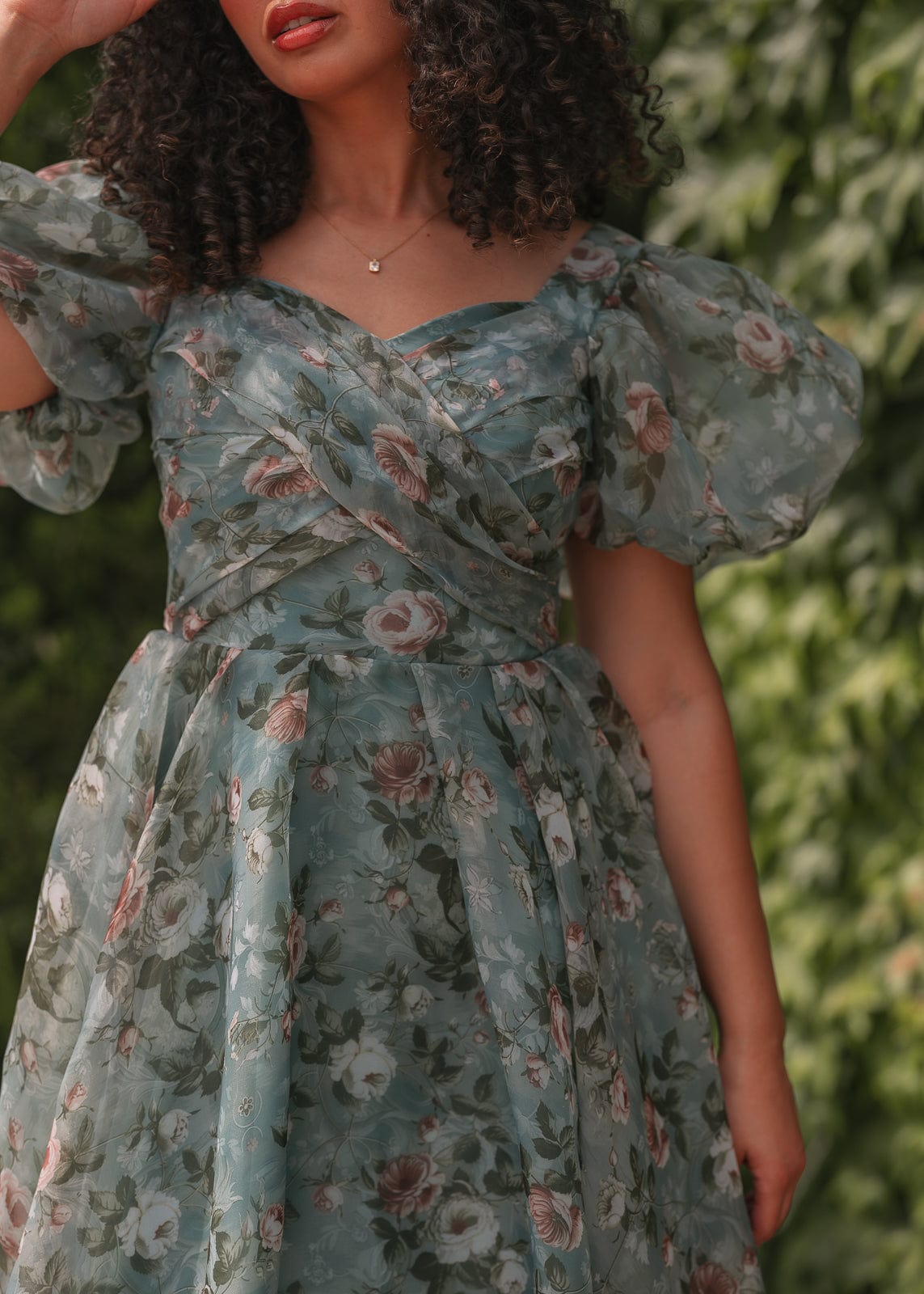 Gabriella Dress – Soft Teal