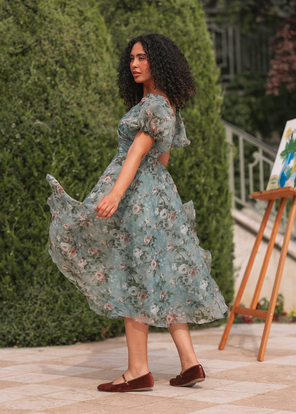 Gabriella Dress – Soft Teal