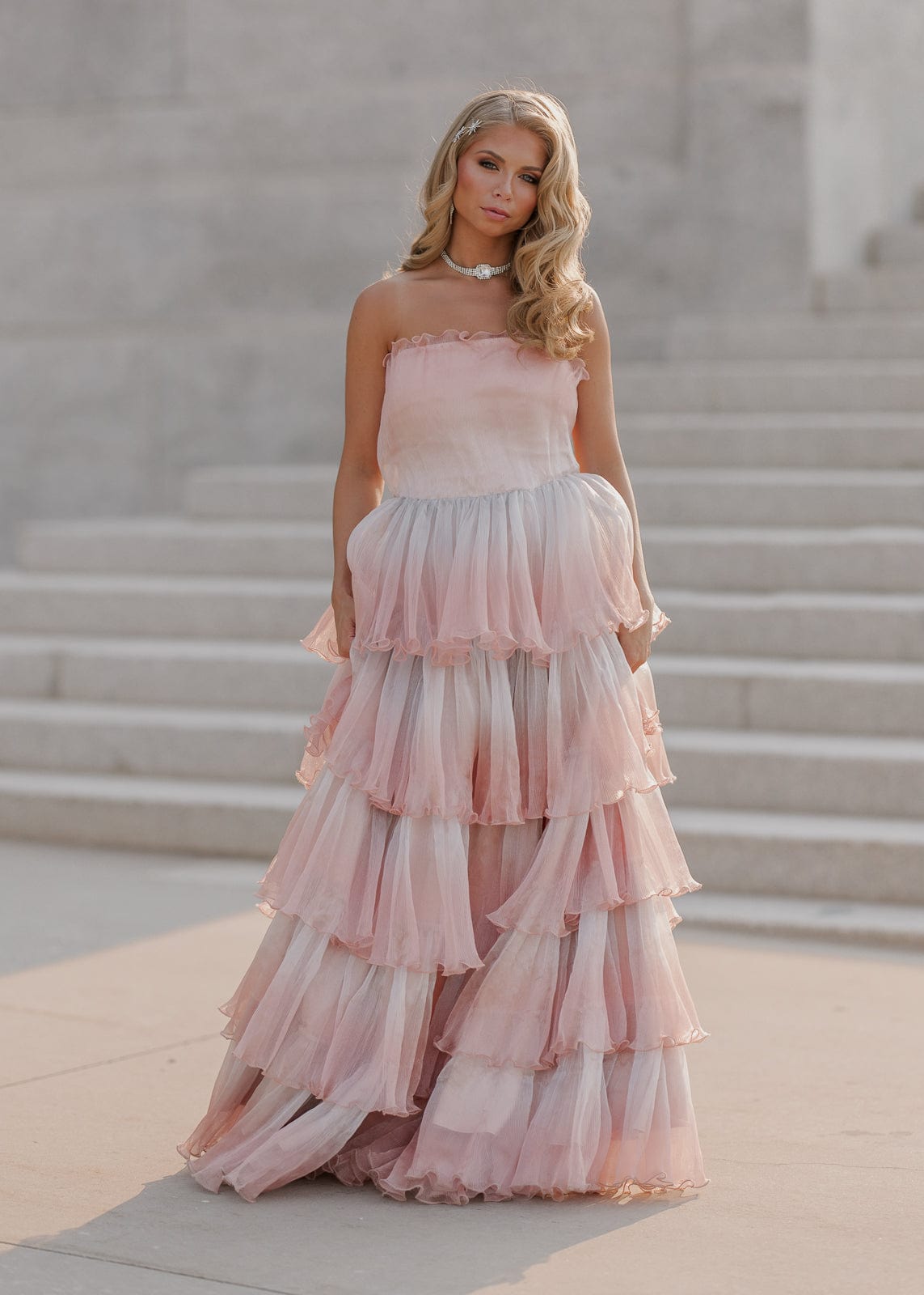 Genevieve Gown – Pink