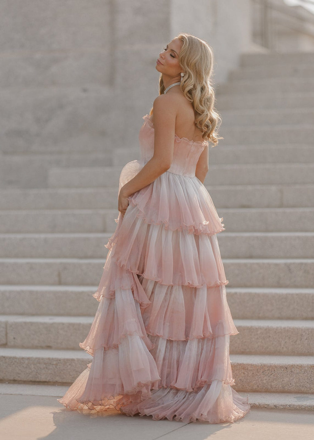 Genevieve Gown – Pink