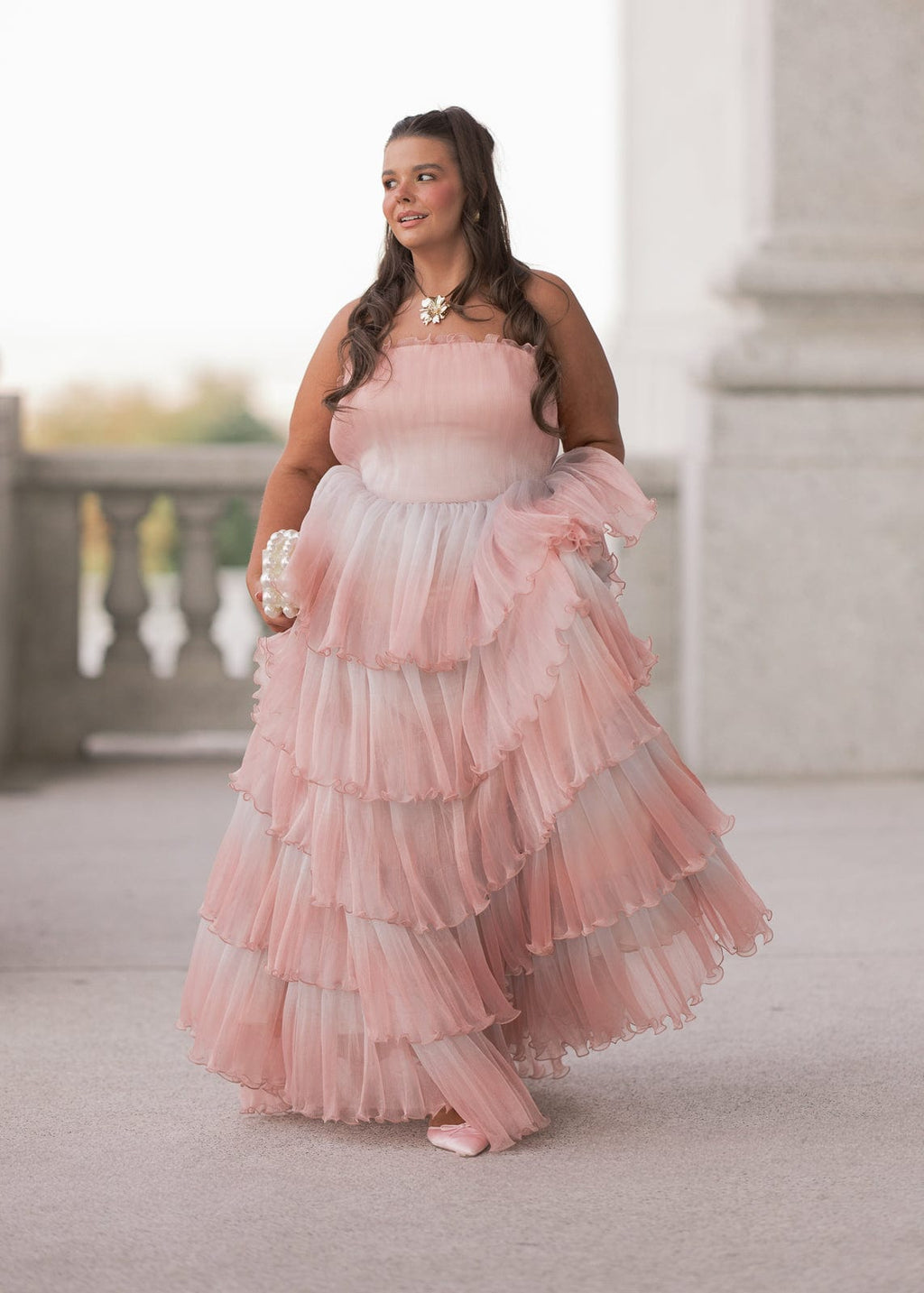 Genevieve Gown – Pink
