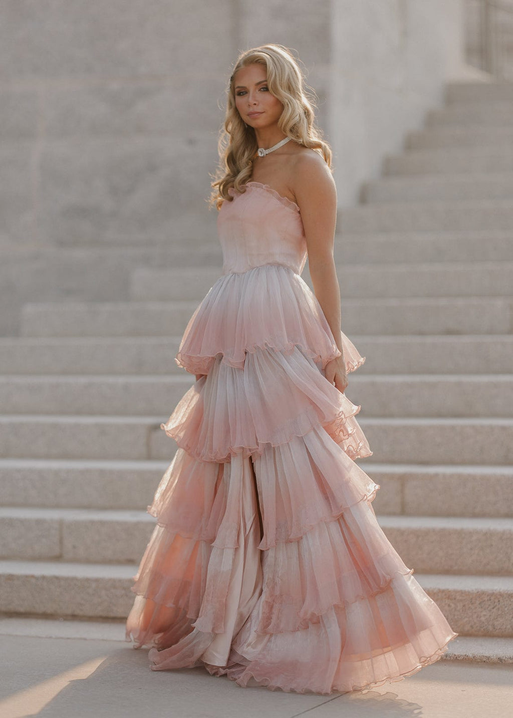 Genevieve Gown – Pink