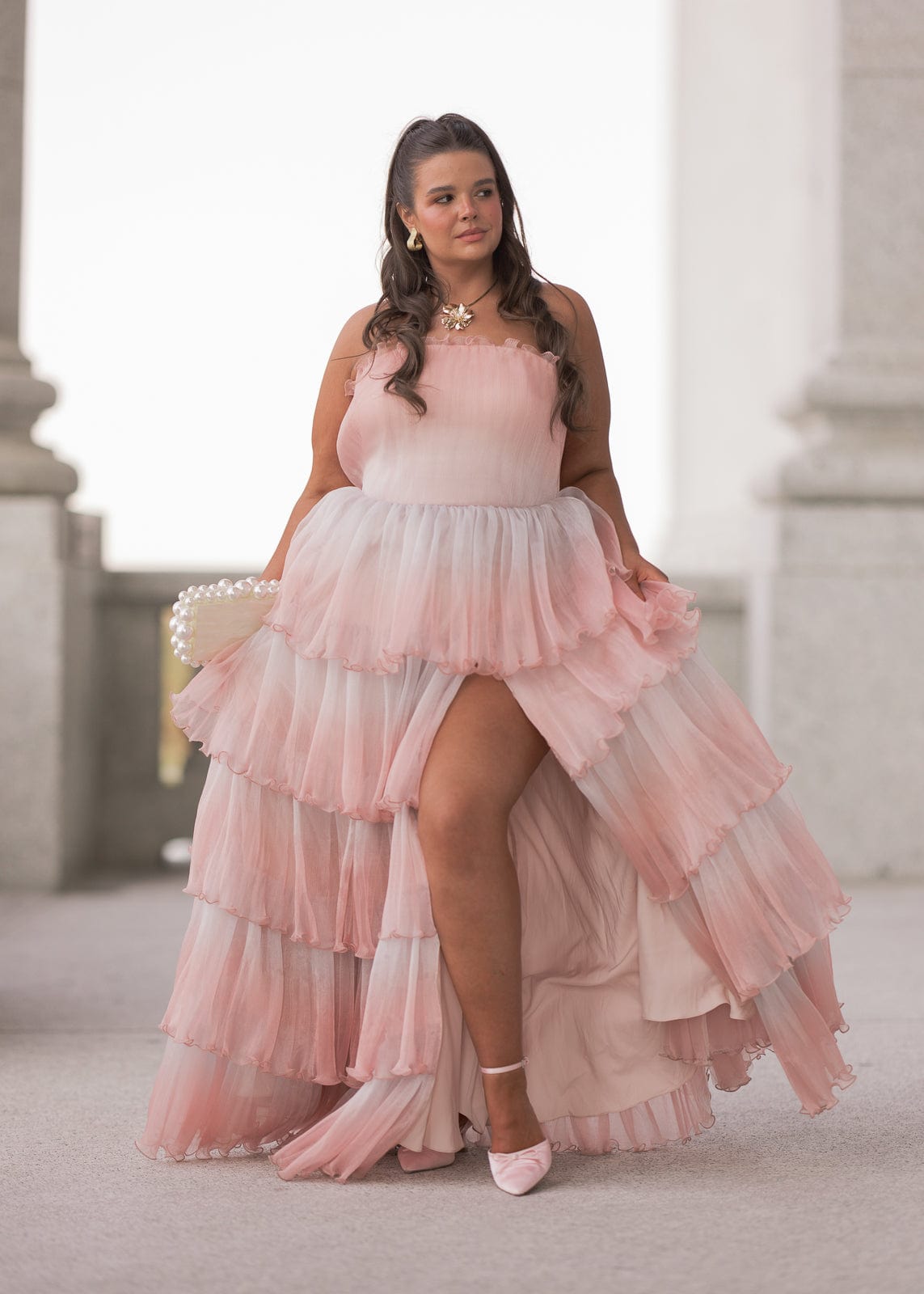 Genevieve Gown – Pink
