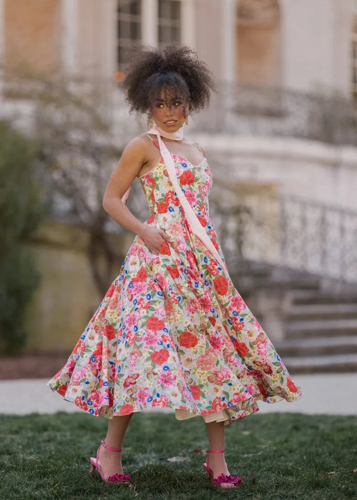 Kelly Dress – Rose Kaleidoscope