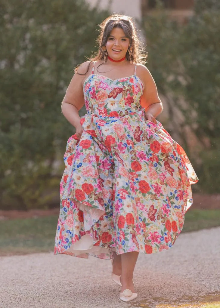 Kelly Dress – Rose Kaleidoscope