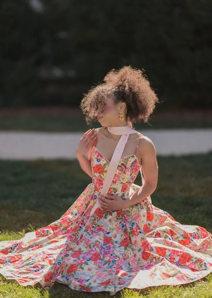Kelly Dress – Rose Kaleidoscope