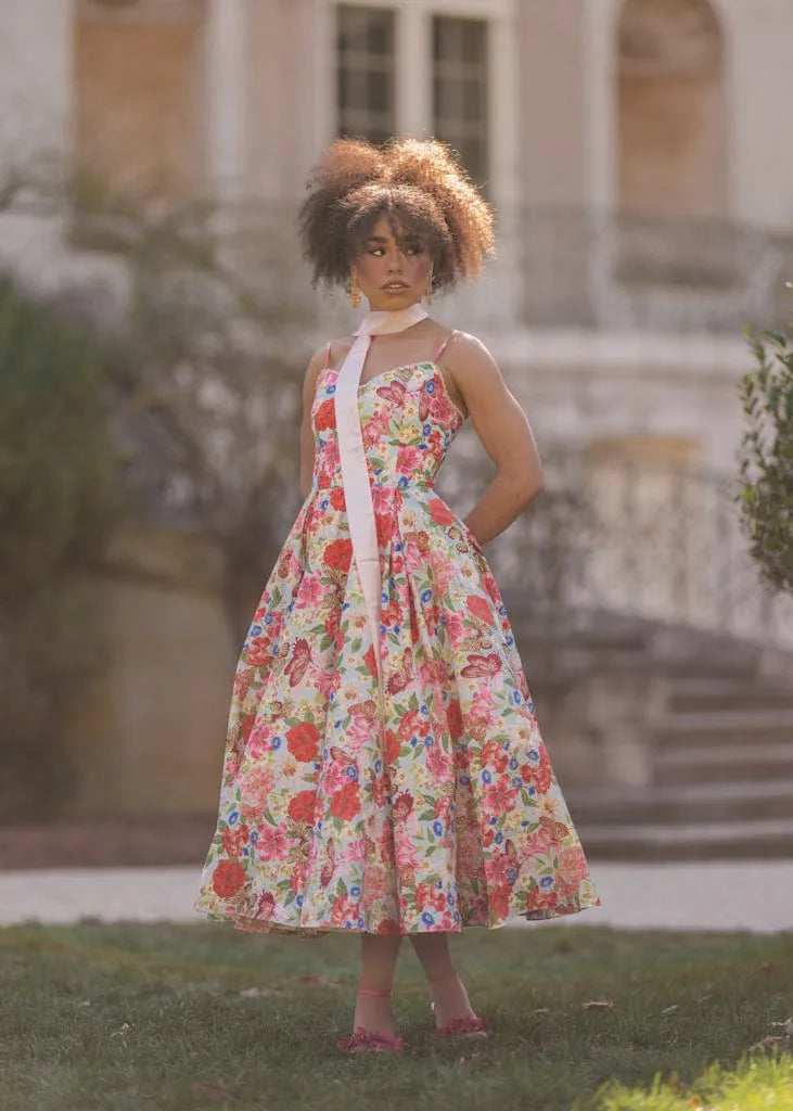 Kelly Dress – Rose Kaleidoscope