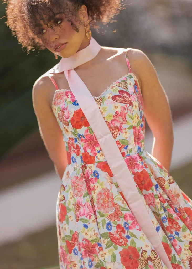 Kelly Dress – Rose Kaleidoscope