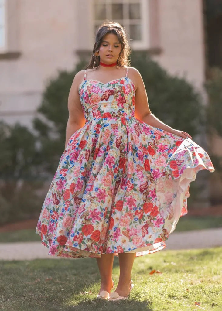 Kelly Dress – Rose Kaleidoscope