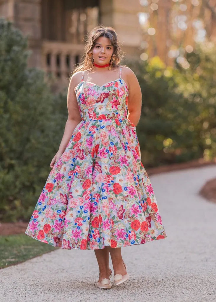 Kelly Dress – Rose Kaleidoscope