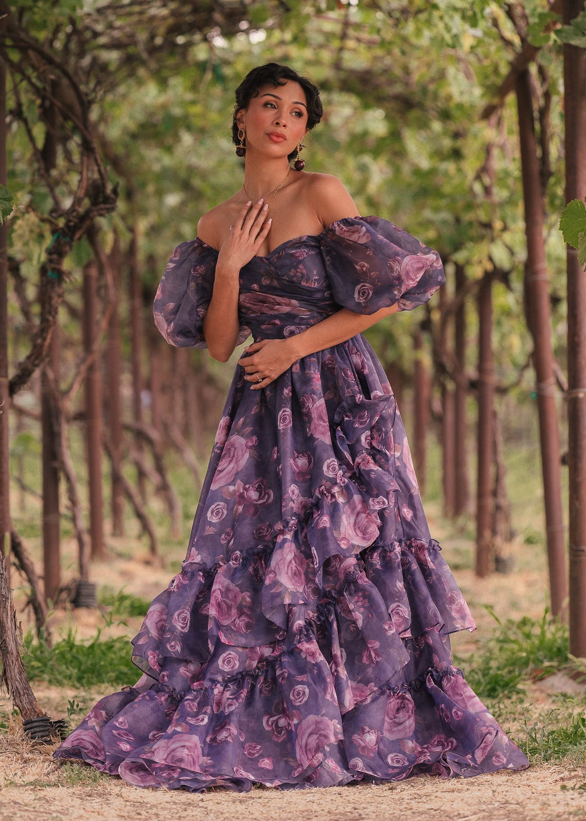 Saint Dress – Purple Floral