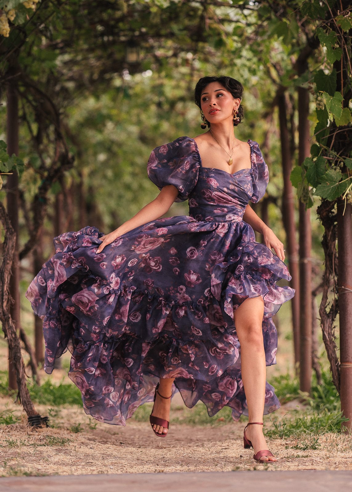Saint Dress – Purple Floral