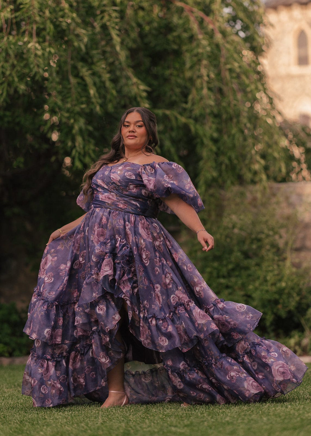 Saint Dress – Purple Floral