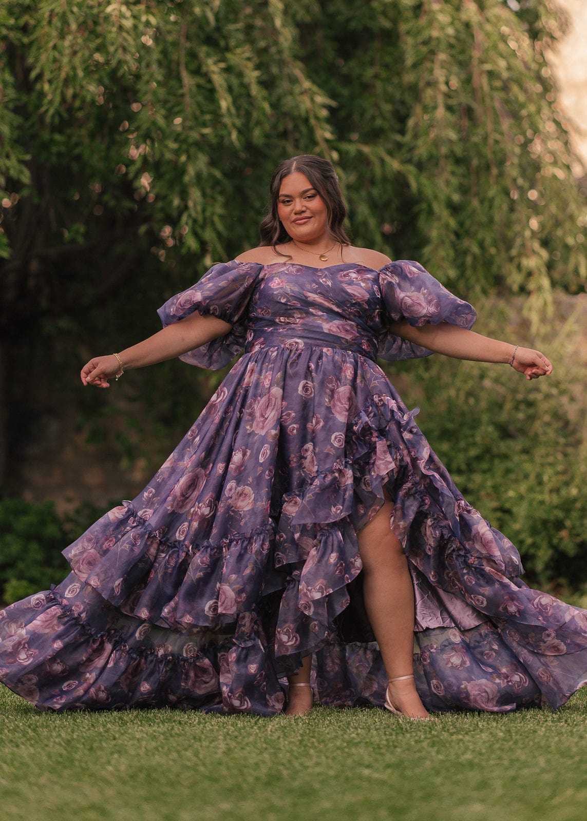 Saint Dress – Purple Floral
