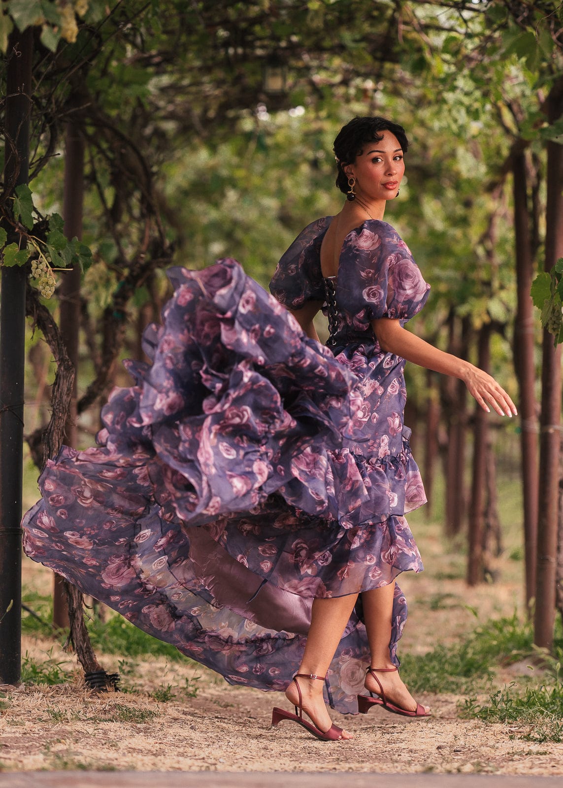 Saint Dress – Purple Floral