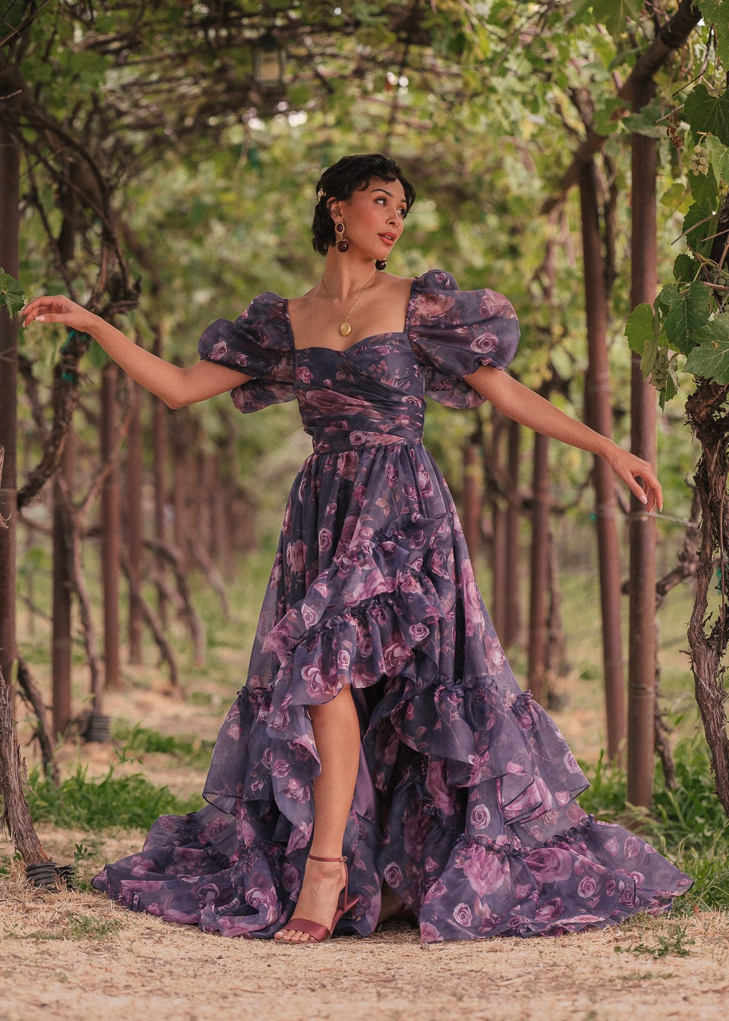Saint Dress – Purple Floral