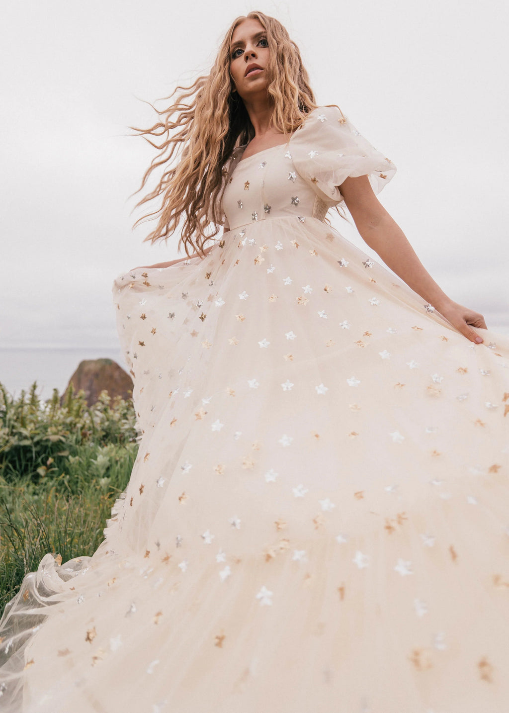 Wendy Maxi Dress – Cream Star