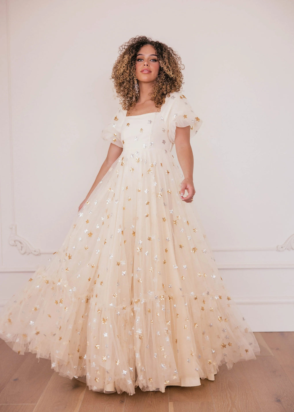 Wendy Maxi Dress – Cream Star