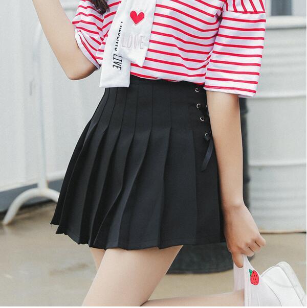 Kawaii Pleated A-Line Skirt