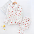 Heart Print Pajama Set